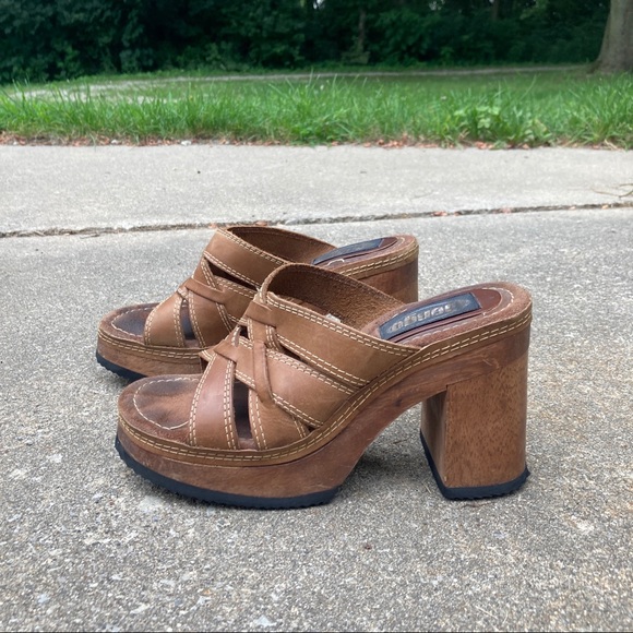 bongo chocolate brown platforms